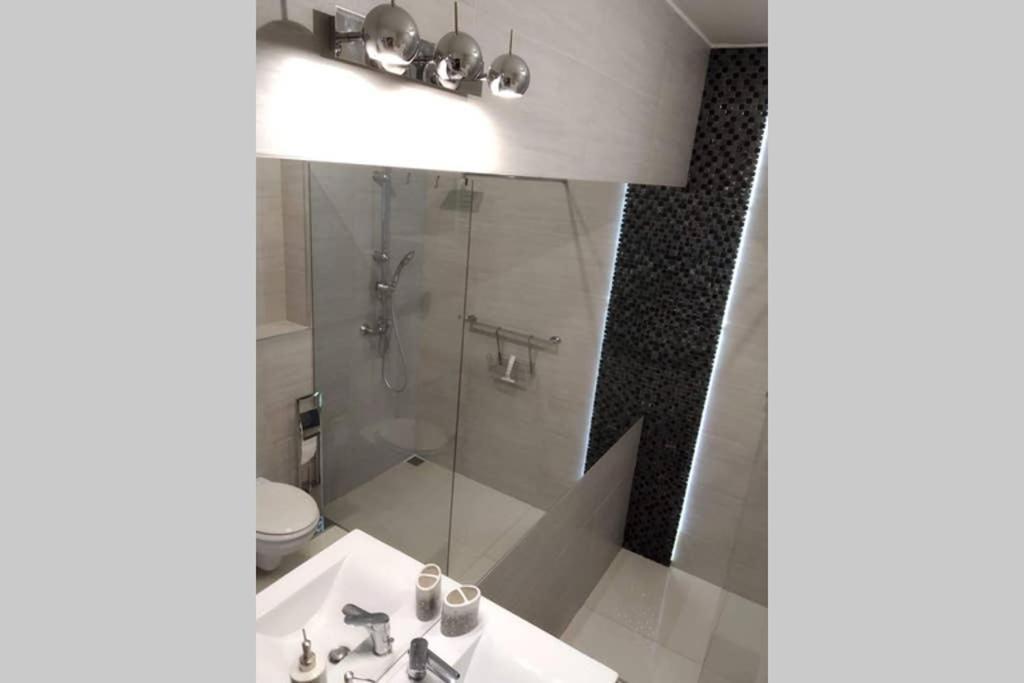 Sunny Penthouse With Roof Gardens Overlooking The Warsaw Palace Of Culture Pruszkow Ngoại thất bức ảnh